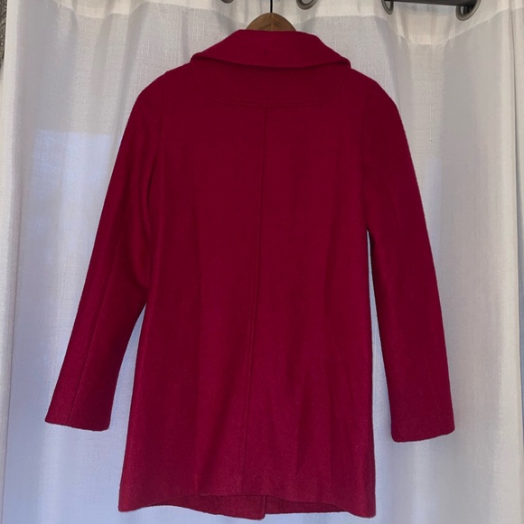 Pink button-up long jacket - Picture 4 of 6